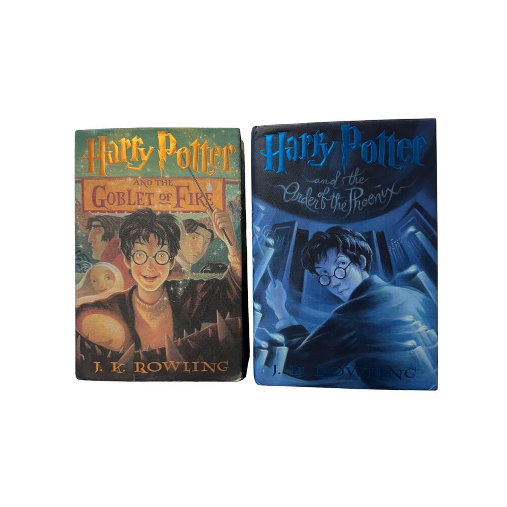 1st Edition Harry Potter Hardcovers Order of the Phoenix Goblet Fire JK Rowling